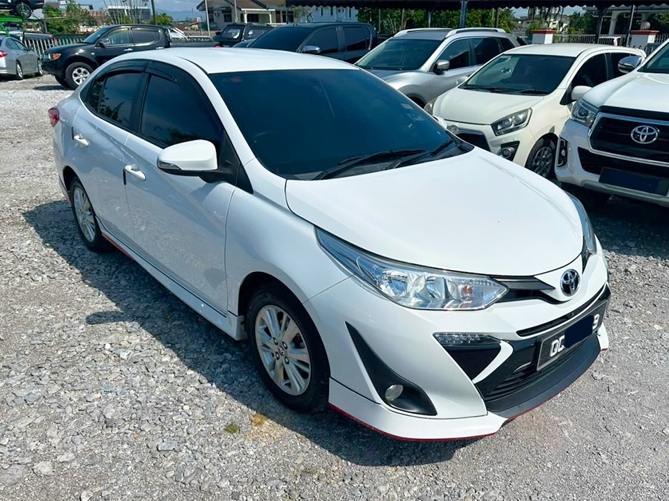 Used 2020 Toyota Vios 1.5 E in White for sale in Kuching, Sarawak