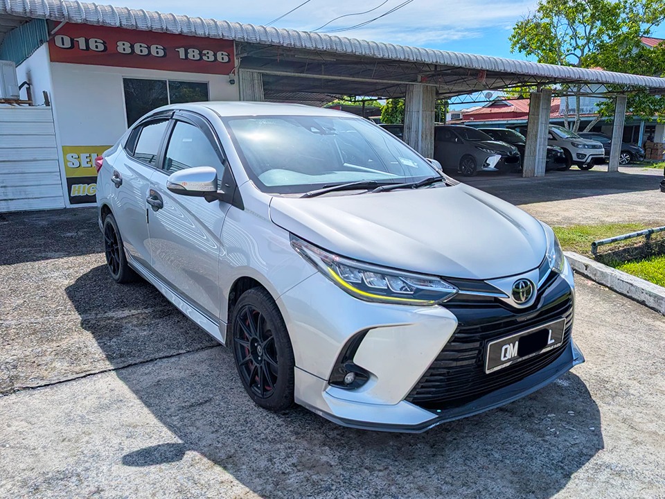 Used 2022 Toyota Vios 1.5 E in Silver for sale in Kuching, Sarawak