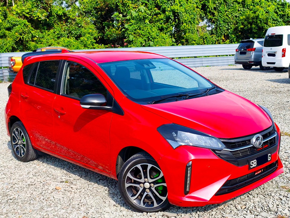Used 2023 Perodua Myvi 1.5 X in Red for sale in Kuching, Sarawak