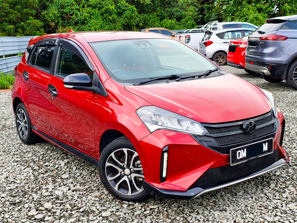 Used 2023 Perodua Myvi 1.5 AV in Red for sale in Kuching, Sarawak