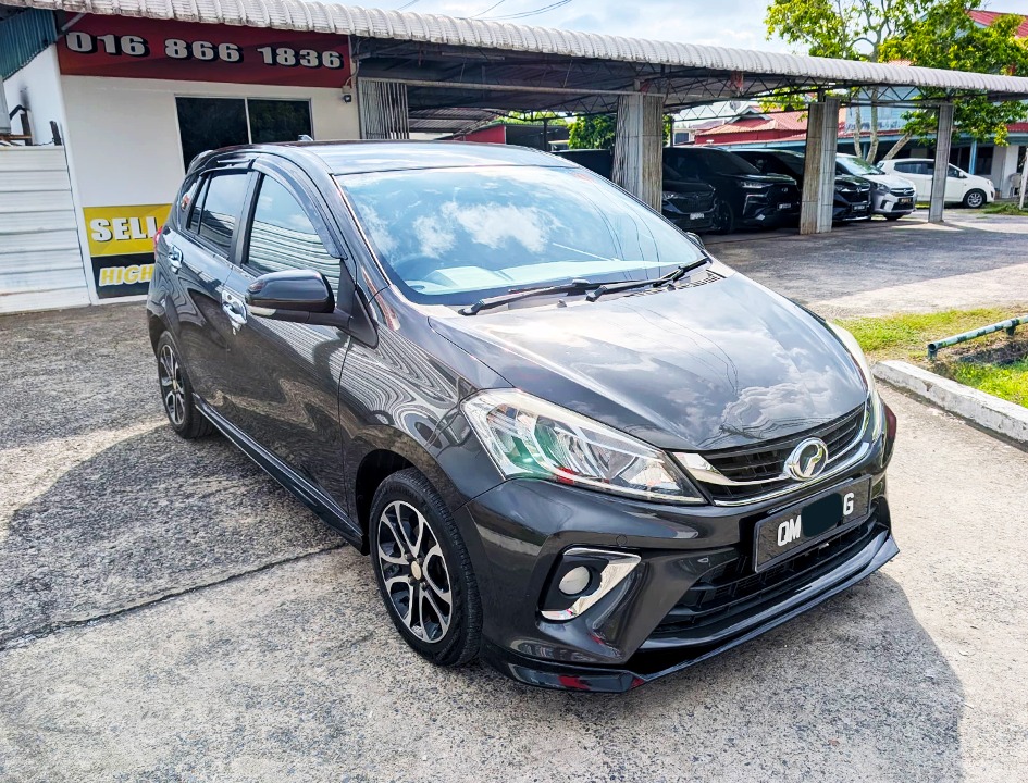 Used 2020 Perodua Myvi 1.5 H in Black for sale in Kuching, Sarawak
