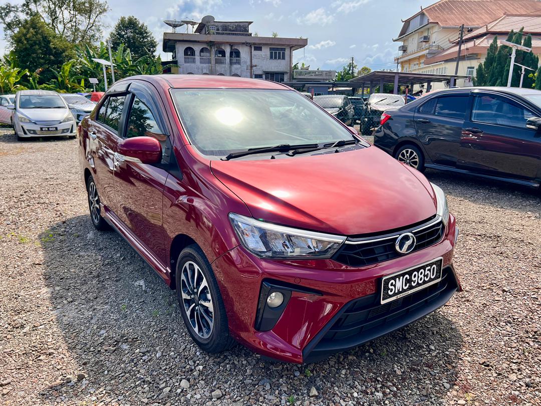 Used 2020 Perodua Bezza 1.3 X in Maroon for sale in Kuching, Sarawak
