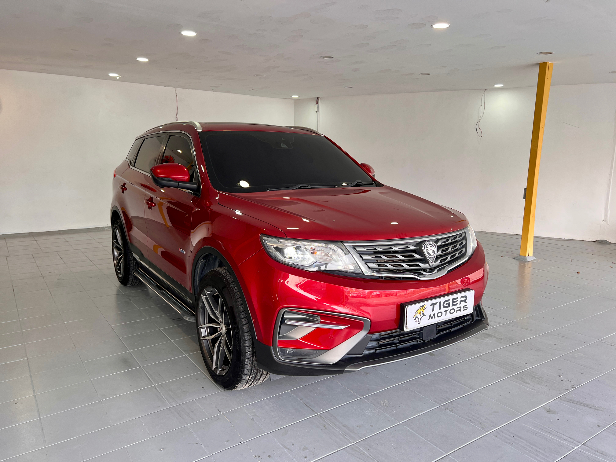 2019 Proton X70 TGDI 1.8 Premium in Red, recently sold by Tiger Motors in Kuching, Sarawak